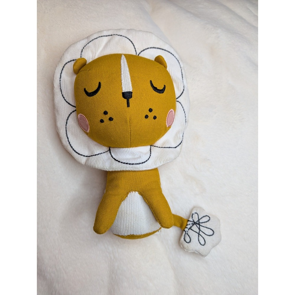 French Picca LouLou Louie the Lion Plush Toy - Cotton & Linen Nursery Decor